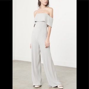 Lavish Alice gray/blue jumpsuit